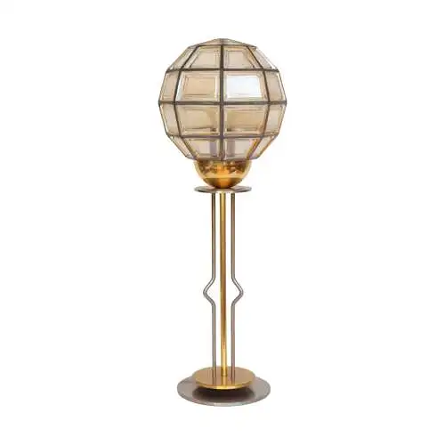 Elegante Art Deco Tischleuchte "HIGHER SPHERE" Unikat Tischlampe