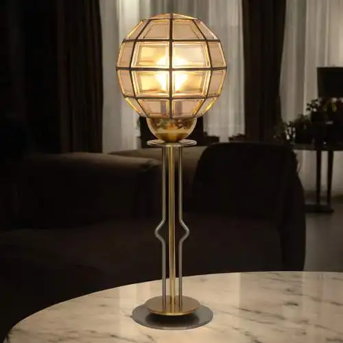 Elegante Art Deco Tischleuchte "HIGHER SPHERE" Unikat Tischlampe