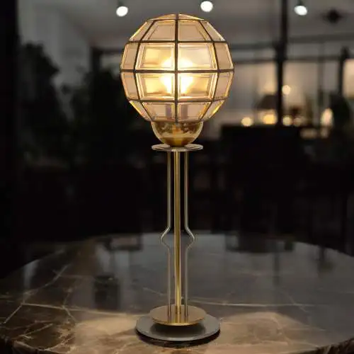 Elegante Art Deco Tischleuchte "HIGHER SPHERE" Unikat Tischlampe