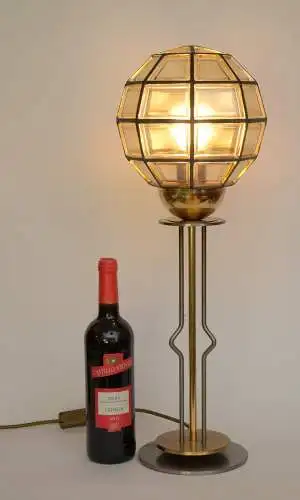 Elegante Art Deco Tischleuchte "HIGHER SPHERE" Unikat Tischlampe
