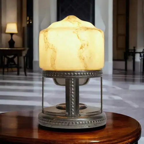 Art Déco Lampe de table "UNIQUE MARBLE" Luminaire de bureau simple