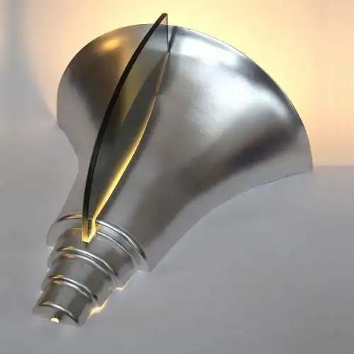 Art Plafoniere Deco Lampe murale "TURBINE" classique nickel Lumières murales