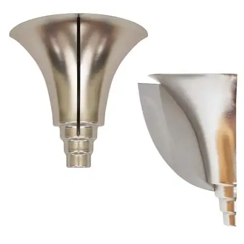 Art Plafoniere Deco Lampe murale "TURBINE" classique nickel Lumières murales