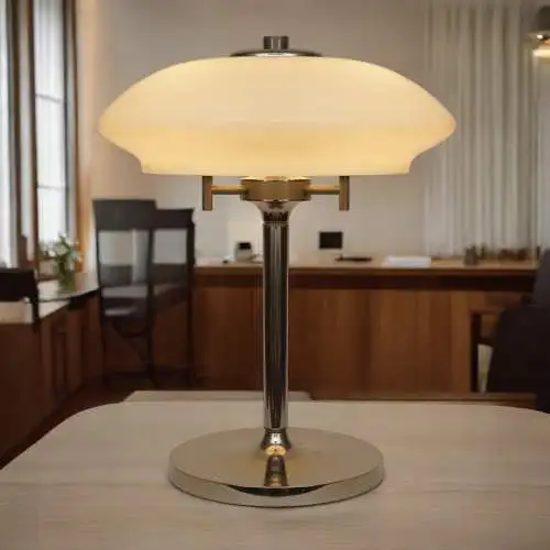 Riesige Bauhaus Mid-Century Designer Leuchte Arztleuchte Schreibtisch