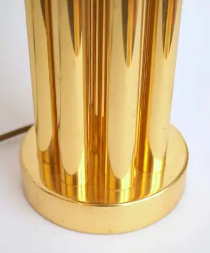 Elegante Art Deco Tischleuchte "GOLDEN PALACE" Säulenlampe Messinglampe Unikat