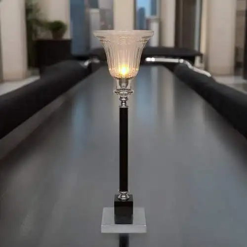 Design Art Déco Lampe de table "MAZDA TOWER" Unikat 72 cm