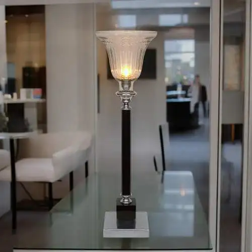 Design Art Déco Lampe de table "MAZDA TOWER" Unikat 72 cm