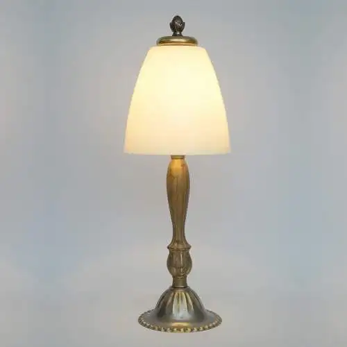 Art Deco Tischleuchte "MARBURG"  Messinglampe Unikat Einzelstück Tischlampe