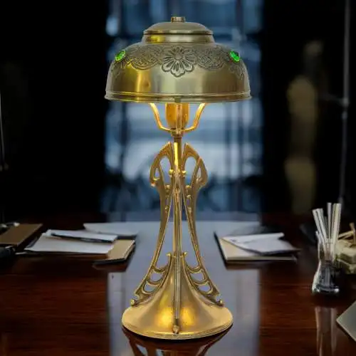 Lampe en laiton "TRINITY BASE" Lumières de table uniques