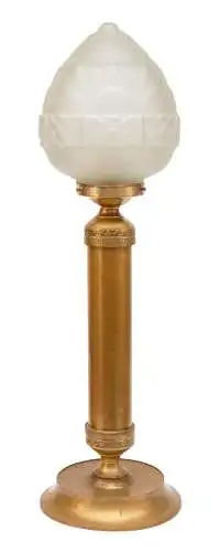 Art Deco Lampe Tischleuchte "ELTHAM PALACE" Messinglampe Unikat Leuchte