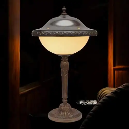 Art Deco Lampe Tischleuchte "PARK AVENUE" Messinglampe Tischlampe Unikat