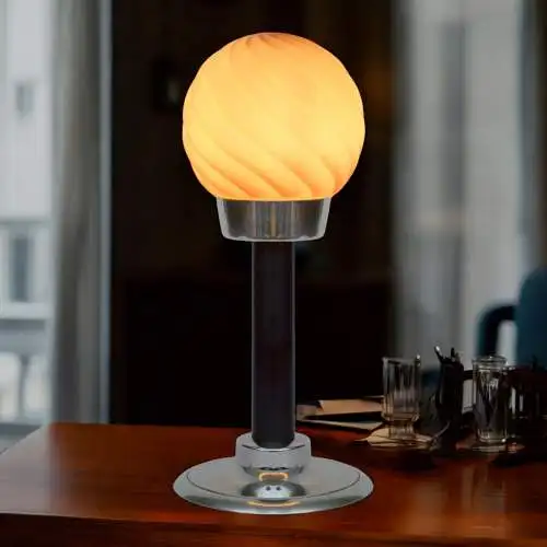 Art Déco Design Lampe de table "SWILLING SHHERE" Lumières de bureau Unikat Mid-Century