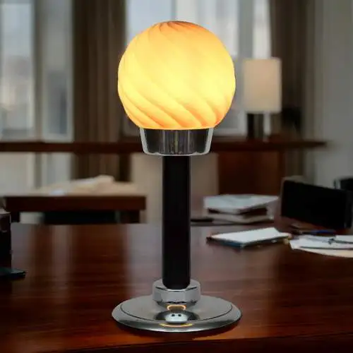 Art Déco Design Lampe de table "SWILLING SHHERE" Lumières de bureau Unikat Mid-Century