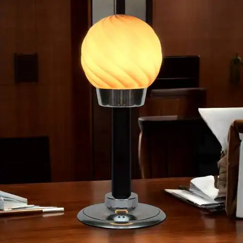 Art Déco Design Lampe de table "SWILLING SHHERE" Lumières de bureau Unikat Mid-Century