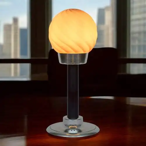 Art Déco Design Lampe de table "SWILLING SHHERE" Lumières de bureau Unikat Mid-Century