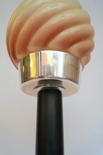 Art Deco Design Tischleuchte "SWIRLING SPHERE" Unikat Mid-Century Tischlampe