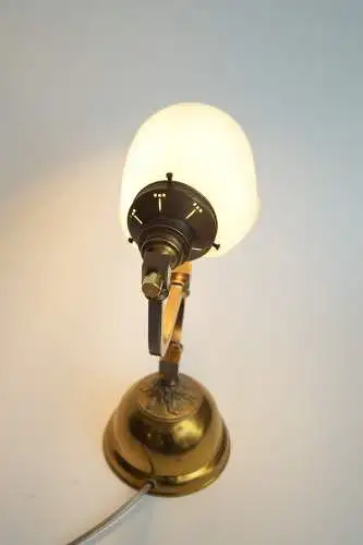 Traumhafte Jugendstil Art Déco Schreibtischleuchte "ELSDORF" Tischlampe