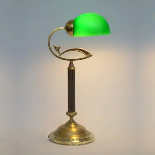 Magnifique Art Déco Unikat Lampe de bureau "VINGST" LED simple