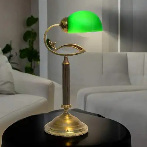 Magnifique Art Déco Unikat Lampe de bureau "VINGST" LED simple