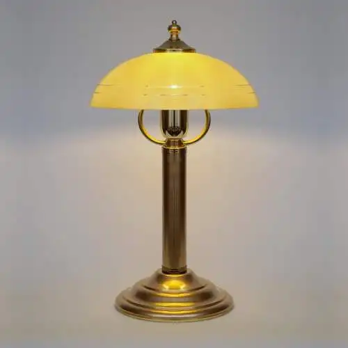 Art Deco Design Tischleuchte "SMART STRIPES" Unikat Mid-Century Tischlampe