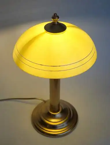 Art Deco Design Tischleuchte "SMART STRIPES" Unikat Mid-Century Tischlampe