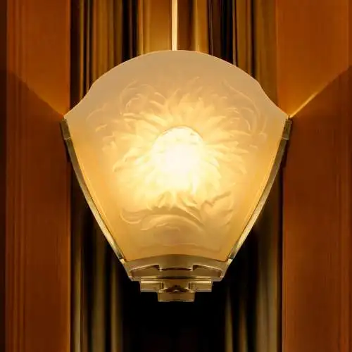 Prunkvolle & elegante Art Déco Wandleuchte "TOURNESOL" Wandlampe 2 Stk. vfgbr.