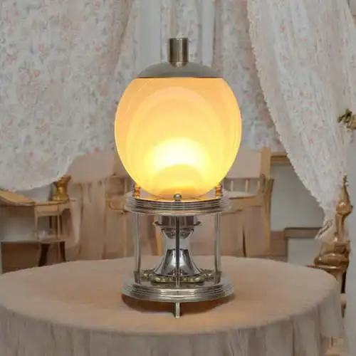 Jugendstil Miniatur Tischleuchte "PETITE LUMIÈRE" Kleinleuchte Unikat Tischlampe