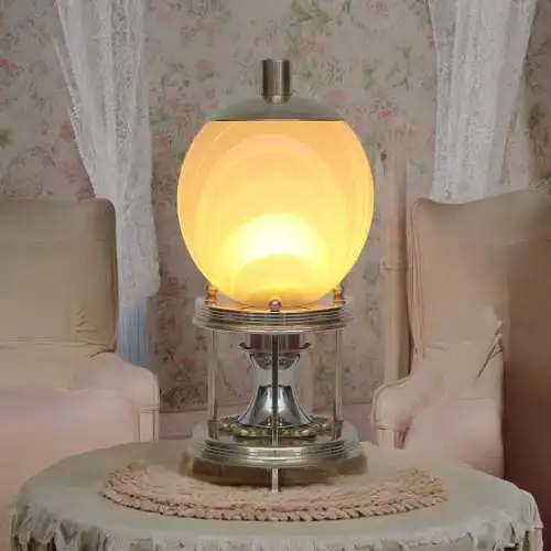 Jugendstil Miniatur Tischleuchte "PETITE LUMIÈRE" Kleinleuchte Unikat Tischlampe