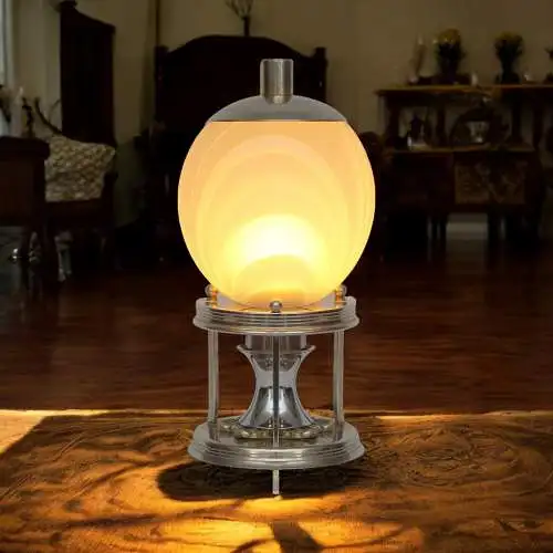 Jugendstil Miniatur Tischleuchte "PETITE LUMIÈRE" Kleinleuchte Unikat Tischlampe