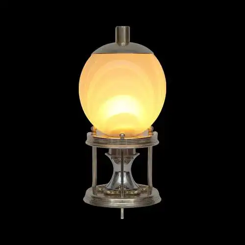 Jugendstil Miniatur Tischleuchte "PETITE LUMIÈRE" Kleinleuchte Unikat Tischlampe