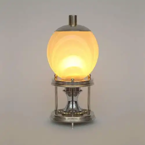 Jugendstil Miniatur Tischleuchte "PETITE LUMIÈRE" Kleinleuchte Unikat Tischlampe