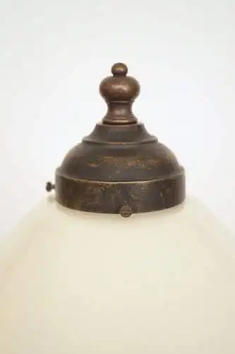 Traumhafte Jugendstil Tischleuchte "OISEAU DE PARADIS" Tischlampe Majolika