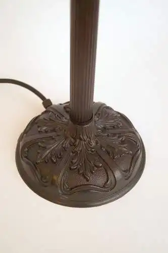 Traumhaft schöne Jugendstil Tischlampe "MELANGÉ" Kaffeehausleuchte geätzt