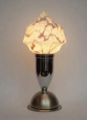 Design Bauhaus Art Deco Tischleuchte "JETTE" Unikat Tischlampe Schreibtischlampe