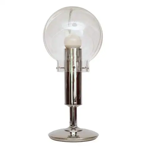 Design Lampe "GRANDE ZUCCHERI" 60er Jahre Tischlampe Membrane Murano Space Age