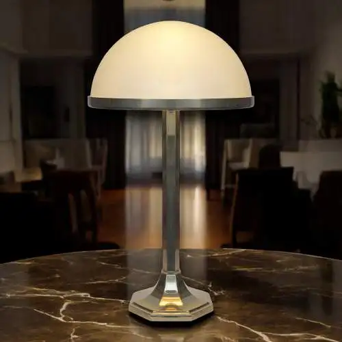 Bauhaus Adolf Loos Tischlampe Villa Spitzer "HSP7" Wiener Werkstätte Woka
