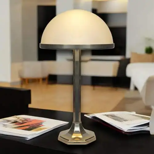 Bauhaus Adolf Loos Tischlampe Villa Spitzer "HSP7" Wiener Werkstätte Woka