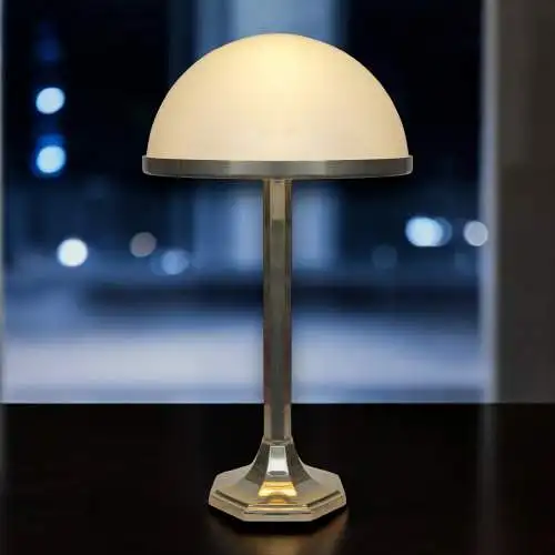 Bauhaus Adolf Loos Tischlampe Villa Spitzer "HSP7" Wiener Werkstätte Woka
