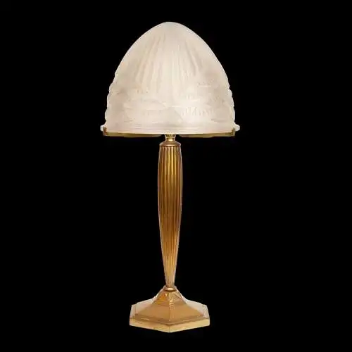 Original Art Deco Tischlampe "ECLIPSE" signiert Schneider 1920-1930