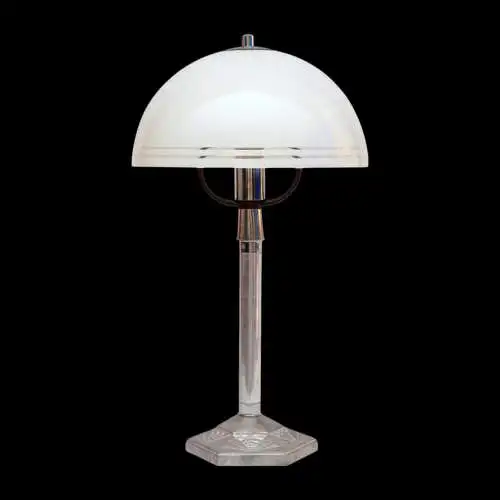 Vintage Bauhaus Tischlampe "TRIEST" Unikat Tischleuchte Space Age