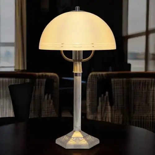 Vintage Bauhaus Tischlampe "TRIEST" Unikat Tischleuchte Space Age