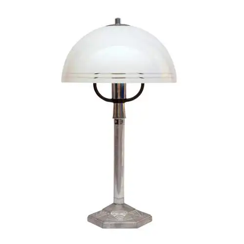 Vintage Bauhaus Tischlampe "TRIEST" Unikat Tischleuchte Space Age