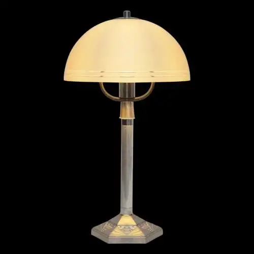 Vintage Bauhaus Tischlampe "TRIEST" Unikat Tischleuchte Space Age