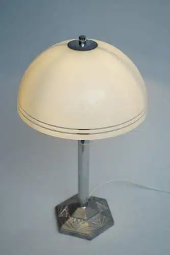 Vintage Bauhaus Tischlampe "TRIEST" Unikat Tischleuchte Space Age