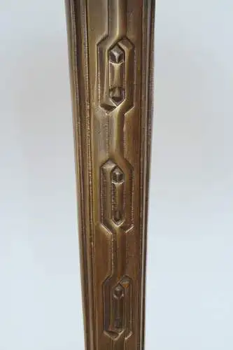 Sehr elegante Art Déco Prunkleuchte "RENNES" Unikat Einzelstück Bankerlampe