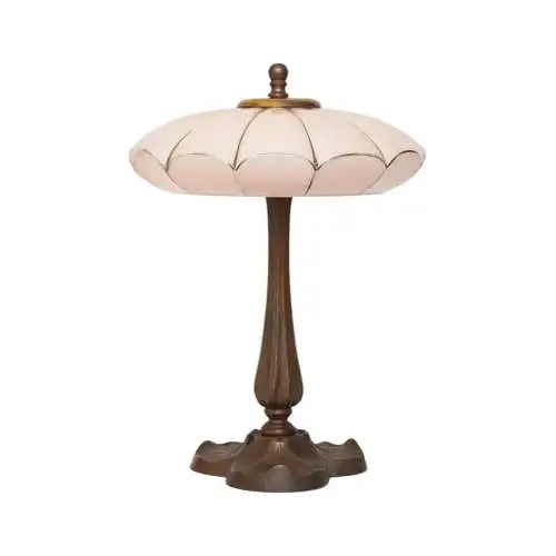 Wunderschöne unikate Art Déco Tischleuchte "LILLE" Einzelstück Messinglampe