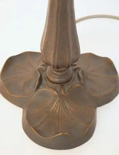 Wunderschöne unikate Art Déco Tischleuchte "LILLE" Einzelstück Messinglampe