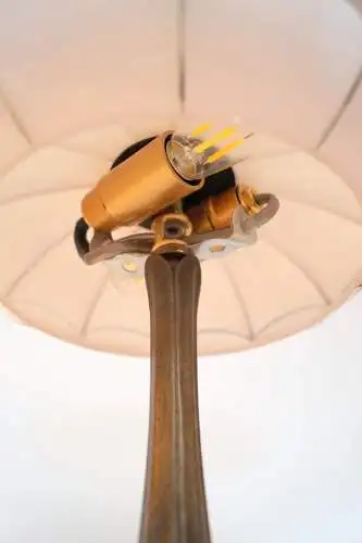 Wunderschöne unikate Art Déco Tischleuchte "LILLE" Einzelstück Messinglampe