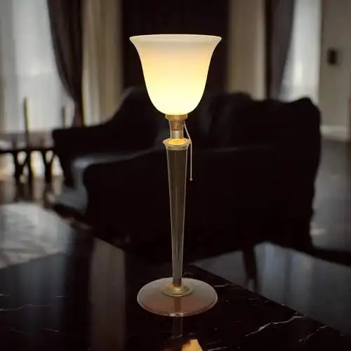 Original Art Déco Mazda Tischleuchte Tischlampe 30er-50er 80 cm hoch