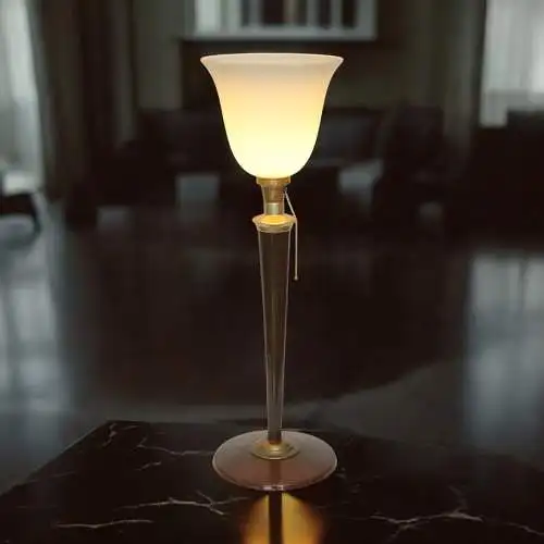 Original Art Déco Mazda Tischleuchte Tischlampe 30er-50er 80 cm hoch